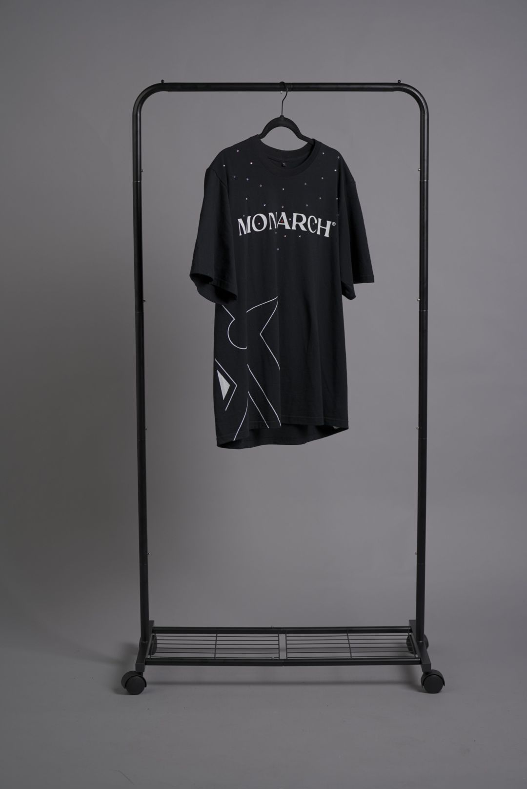 MONARCH® Black Oversized Tee