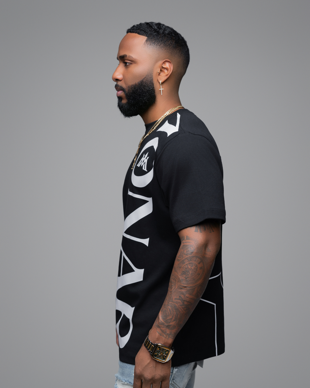 MONARCH® Black short-sleeve T-shirt