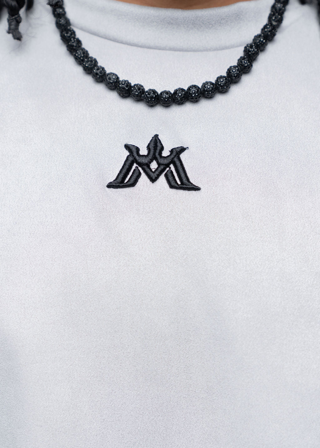 💎 Monarch Oversized Fit Tee | "Crest" Edition (Cloud Grey)