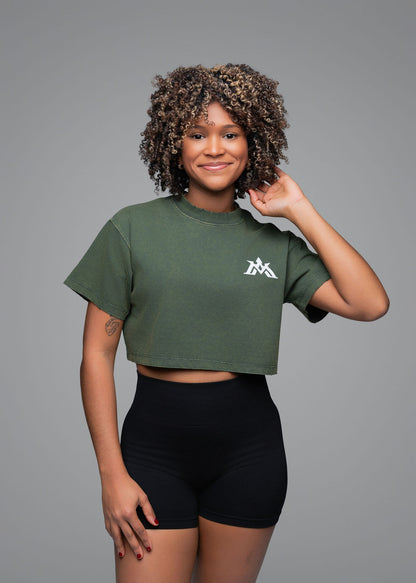 MONARCH®  Women's Crop Tee