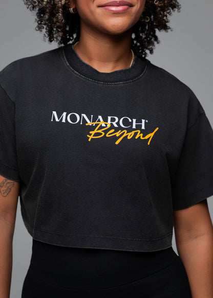 MONARCH®  Women's Crop Tee Oversize
