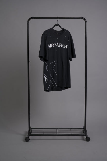 MONARCH® Black Oversized Tee